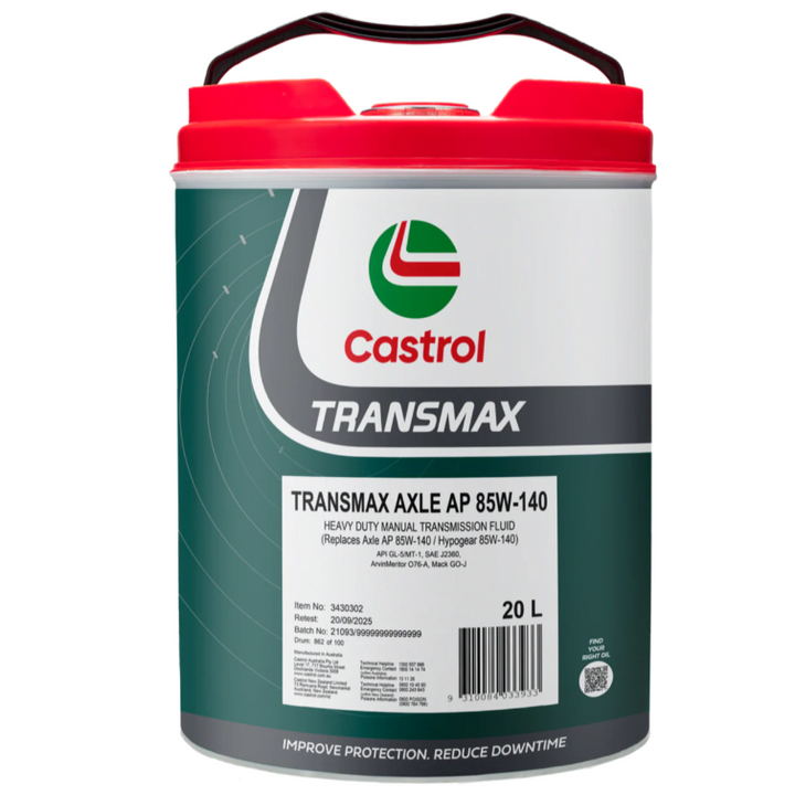 CASTROL TRANS AXLE AP 85W-140 20L 3430302