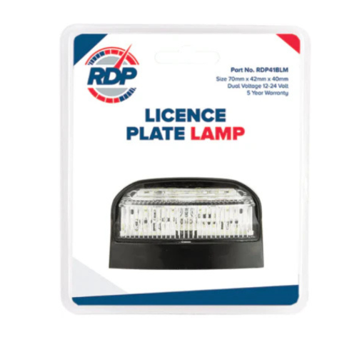RED DOG LED LICENCE PLATE LAMP RDP41BLM