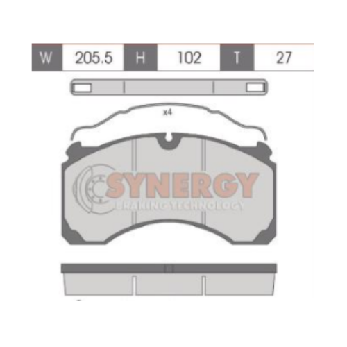 DX195 BRAKE PADS