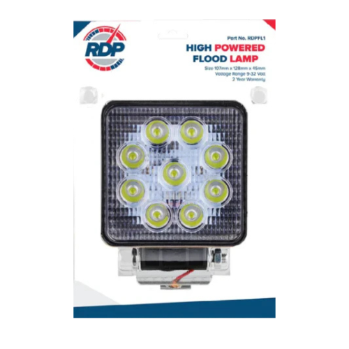 RED DOG HIGH POWERED SQUARE FLOOD LAMP RDPFL1
